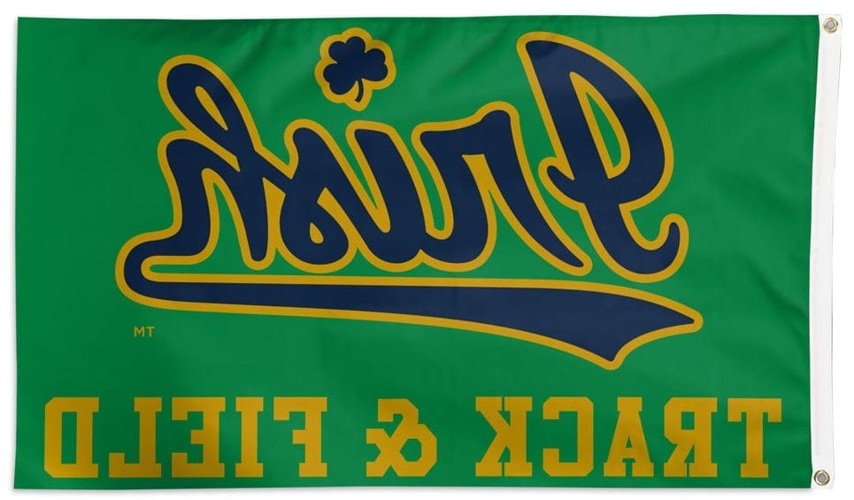 Notre Dame Flag 3x5 Irish Track and Field 34972221 Heartland Flags