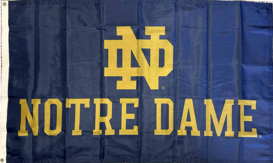Notre Dame Flag 3x5 ND Logo 2 Sided 35237 Heartland Flags