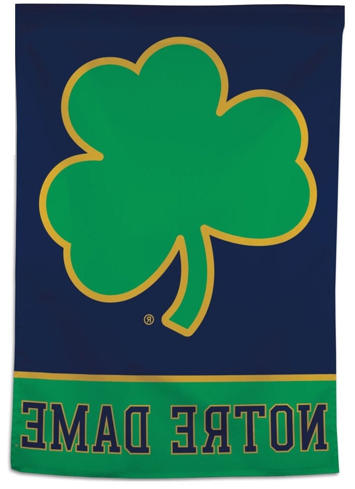 Notre Dame Flag Clover Logo House Banner 17656320 Heartland Flags