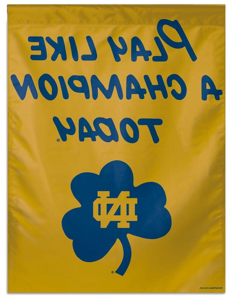 Notre Dame Flag Play Like A Champion Today House Banner 98814017 Heartland Flags