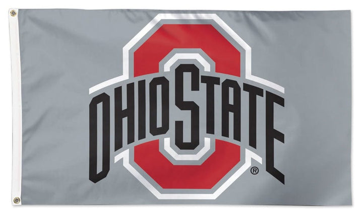 Ohio State Buckeyes Flag 3x5 Grey 29388221 Heartland Flags