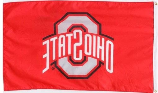 Ohio State Buckeyes Flag 3x5 Logo 01909115 Heartland Flags