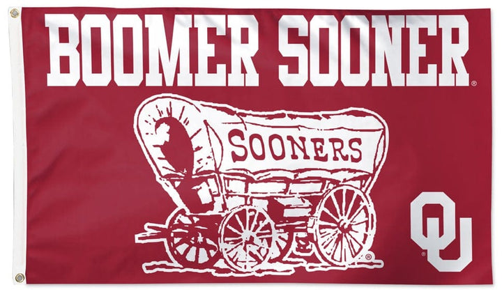 Oklahoma Sooners Flag 3x5 Boomer Sooner OU 34681321 Heartland Flags