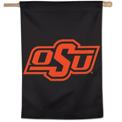 Oklahoma State Cowboys Flag OSU House Banner Black 00440019 Heartland Flags