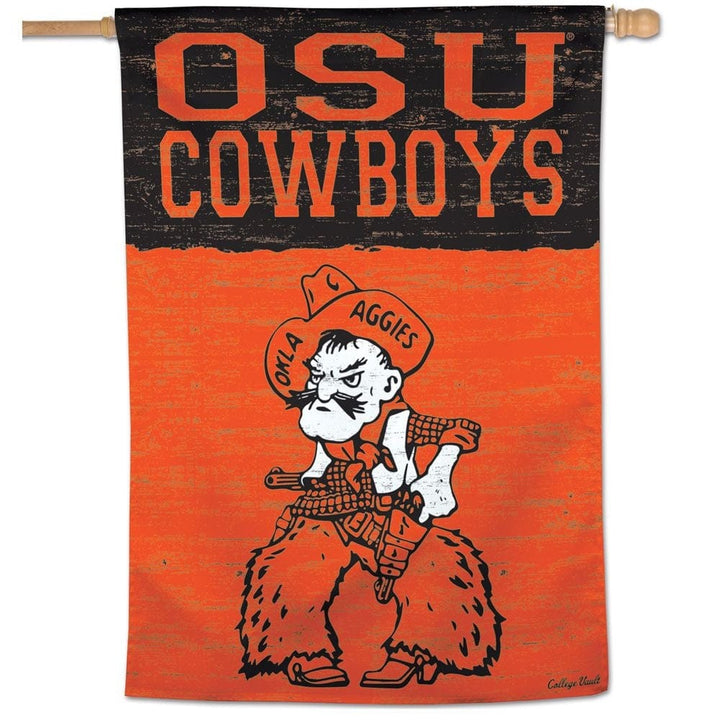 Oklahoma State Cowboys Flag Vintage Okla Aggies Logo 74881020 Heartland Flags