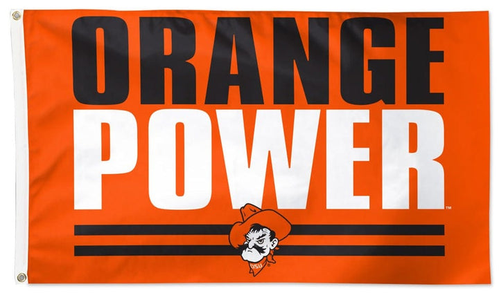 Oklahoma State Flag 3x5 Orange Power Slogan 37143321 Heartland Flags