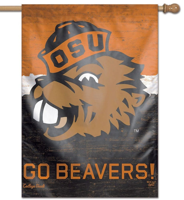Oregon State Beavers Banner Throwback Vault Logo House Flag 51671017 Heartland Flags