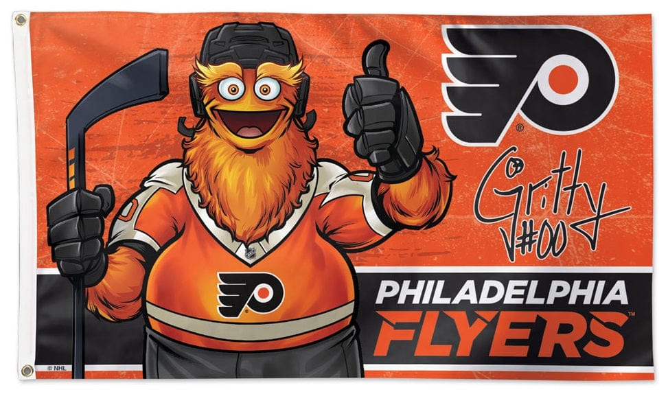 Philadelphia Flyers Flag 3x5 Gritty Mascot 14481320 Heartland Flags