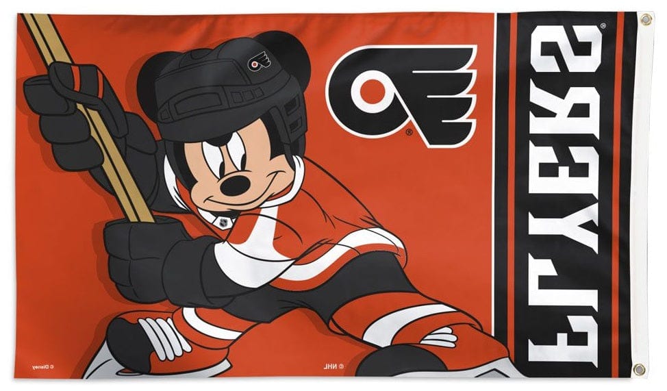Philadelphia Flyers Flag 3x5 Mickey Mouse Disney 25058220 Heartland Flags