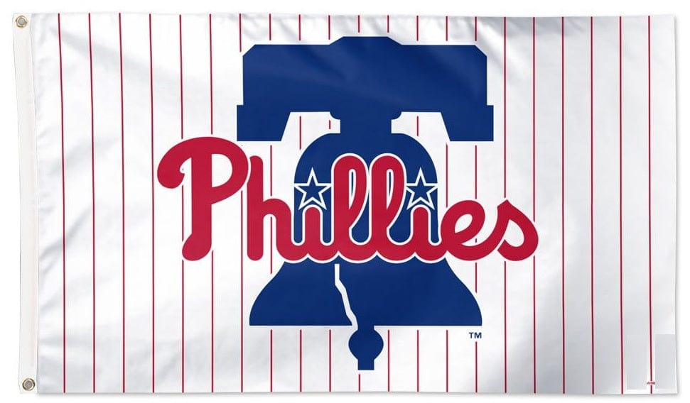 Philadelphia Phillies Flag 2 Sided Liberty Bell Logo heartlandflags