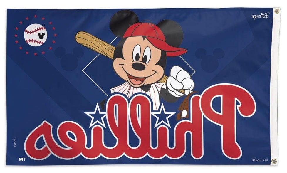 Philadelphia Phillies Flag 3x5 Disney Mickey Mouse Baseball 76669119 Heartland Flags