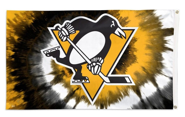 Pittsburgh Penguins Flag 3x5 Tie Dye heartlandflags