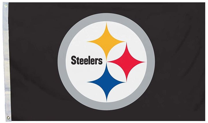 Pittsburgh Steelers Flag 3x5 Logo Black 94913B Heartland Flags