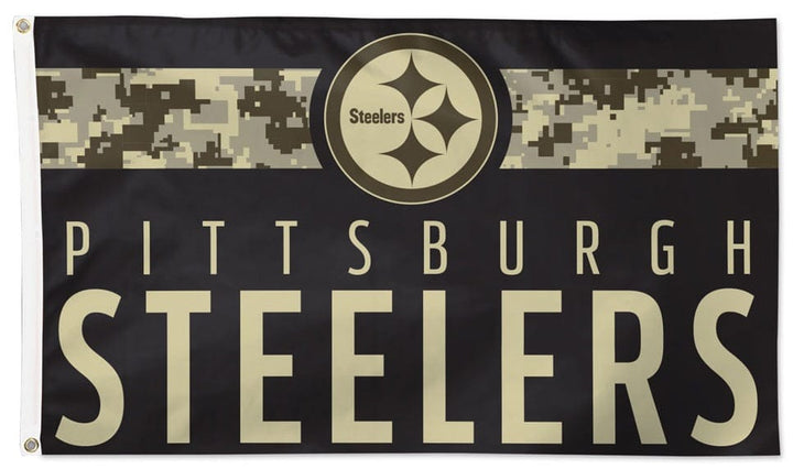 Pittsburgh Steelers Flag 3x5 Military Digi Camo 33080321 Heartland Flags