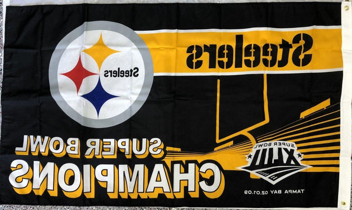 Pittsburgh Steelers Super Bowl XLIII Champions 3x5 Flag 97903S Heartland Flags