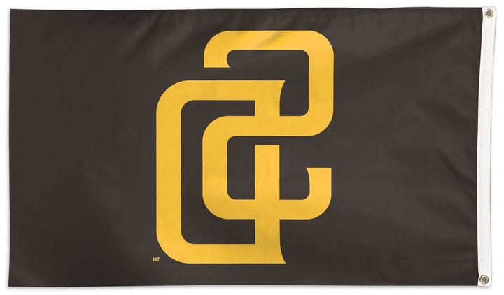 San Diego Padres Flag 3x5 SD Logo Brown 01789120 Heartland Flags