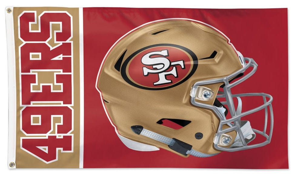 San Francisco 49ers Flag 3x5 Helmet Design 33022321 Heartland Flags