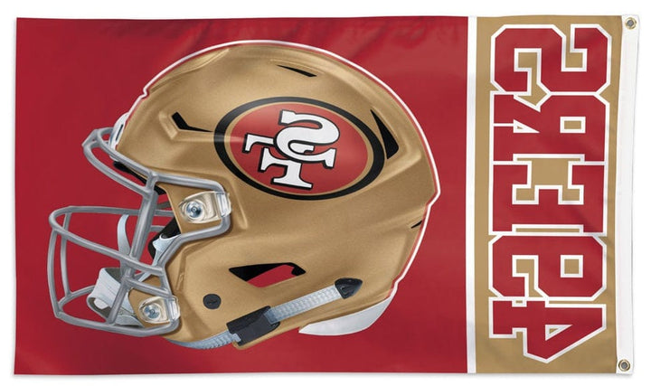 San Francisco 49ers Flag 3x5 Helmet Design 33022321 Heartland Flags