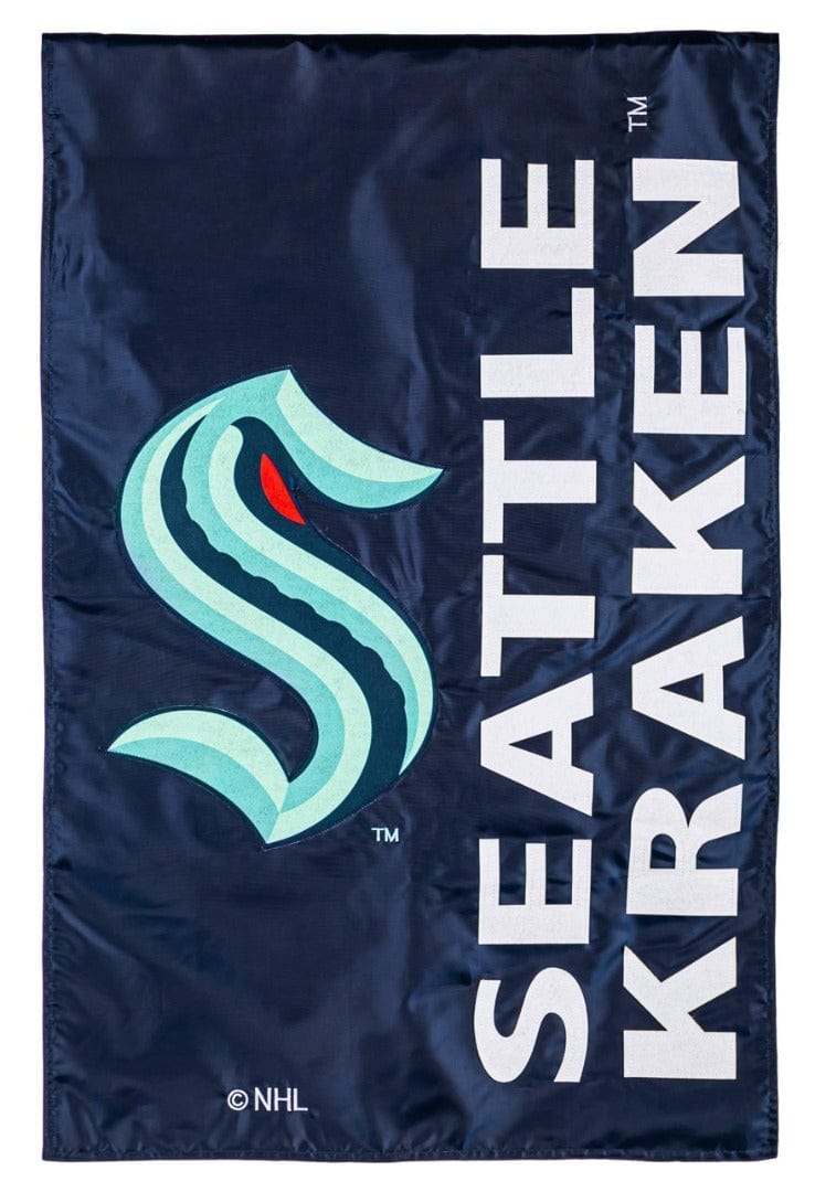 Seattle Kraken Banner 2 Sided House Flag 15SF4381 Heartland Flags