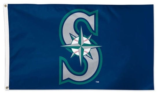Seattle Mariners Flag 3x5 Logo Only 01791115 Heartland Flags