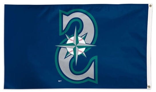 Seattle Mariners Flag 3x5 Logo Only 01791115 Heartland Flags