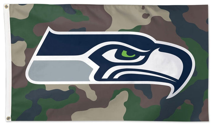Seattle Seahawks Flag 3x5 Military Camo 29232321 Heartland Flags