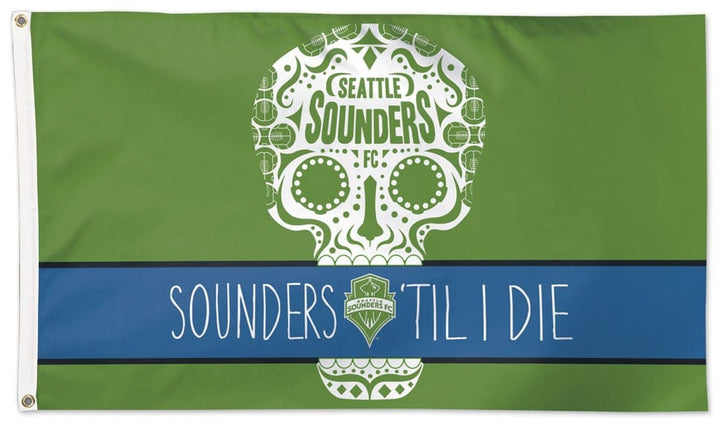 Seattle Sounders Flag 3x5 Till I Die MLS Soccer 77451116 Heartland Flags