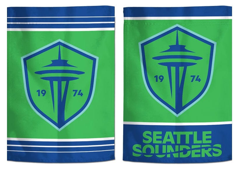 Seattle Sounders Garden Flag 2 Sided New Logo 73404024 Heartland Flags