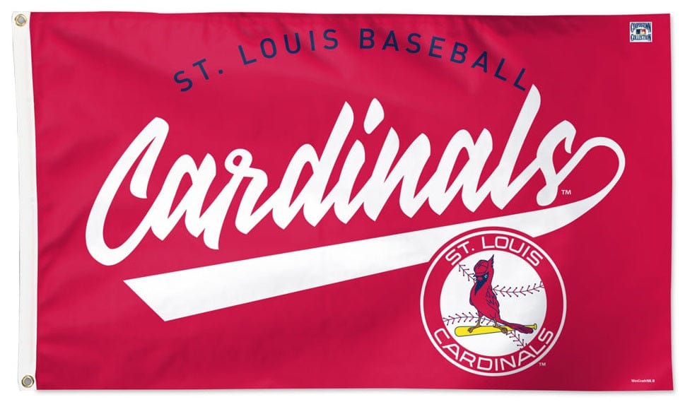 St Louis Cardinals Flag 3x5 Cooperstown Logo 37868421 Heartland Flags