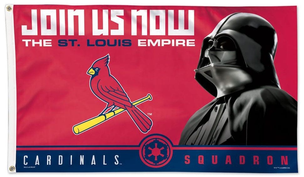 St Louis Cardinals Flag 3x5 Squadron Empire Darth Vader 30158118 Heartland Flags
