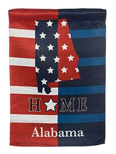 State of Alabama Patriotic Garden Flag 8S0089 Heartland Flags