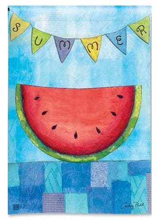 Summer Slice Garden Flag Watermelon 31348 Heartland Flags