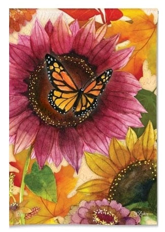 Sunflower Butterfly Garden Flag Monarch 33043 Heartland Flags