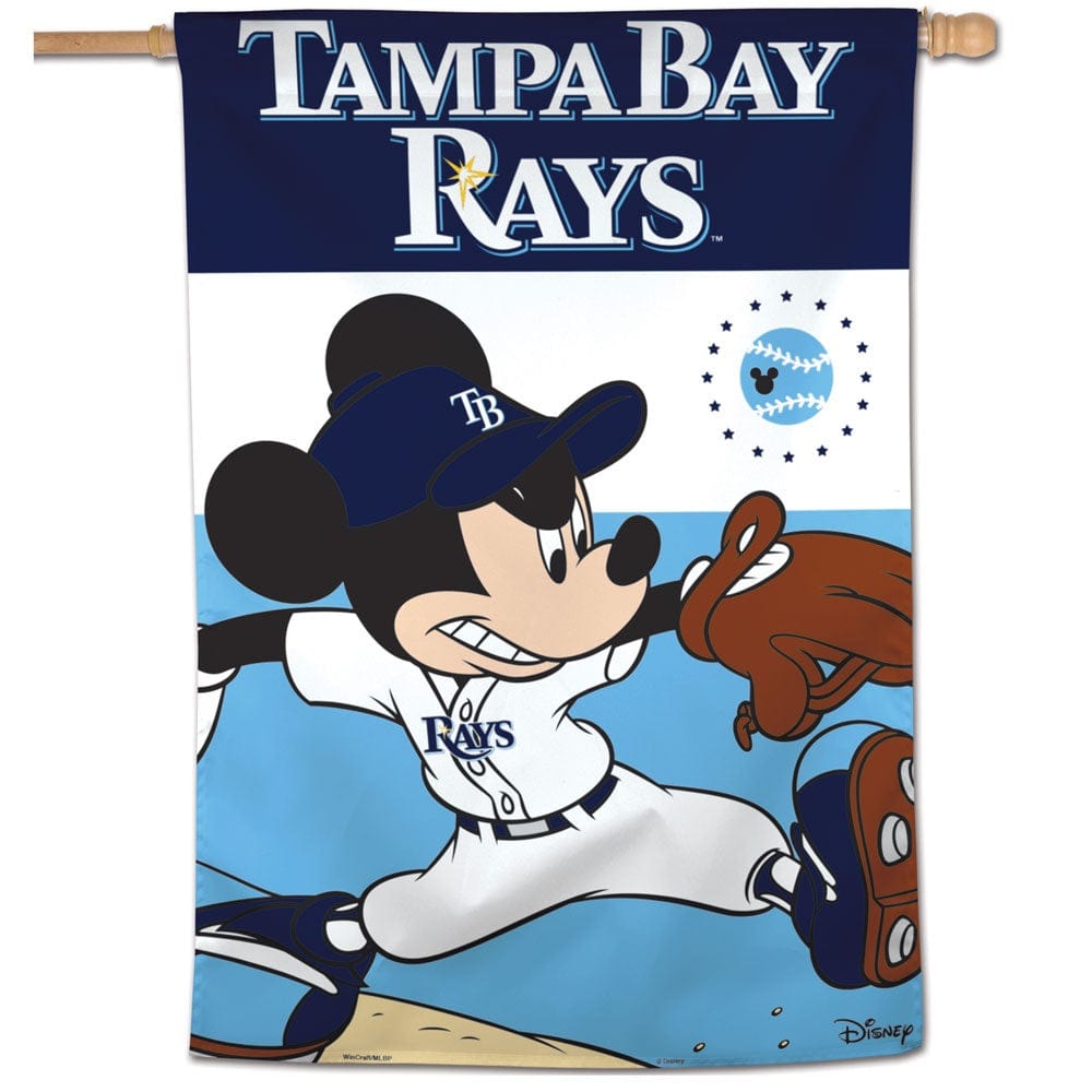 Tampa Bay Rays Flag Mickey Mouse Baseball House Banner 88192118 Heartland Flags