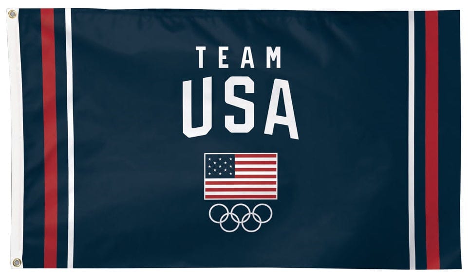 Team USA Flag Navy 3x5 Olympic 10665117 Heartland Flags