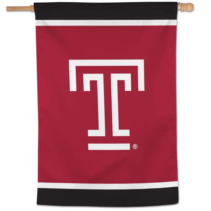 Temple Owls Flag T Logo Vertical House Banner 44331121 Heartland Flags