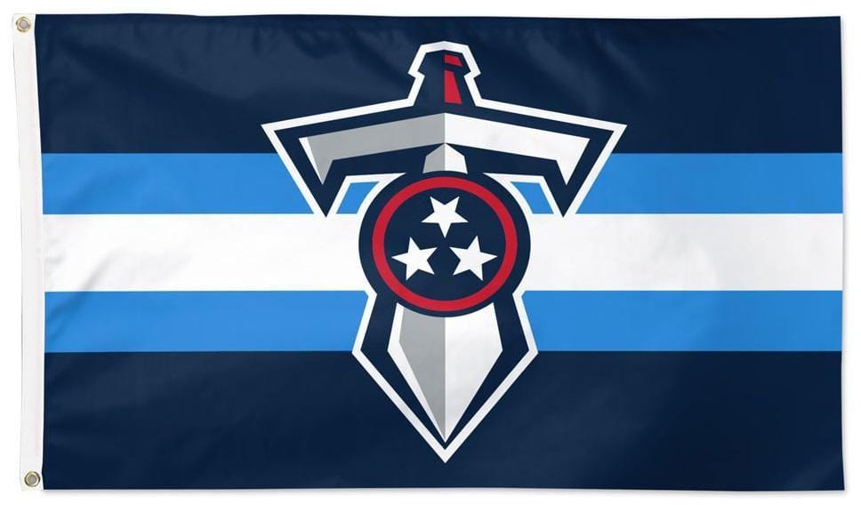 Tennessee Titans Flag 3x5 Classic Logo Single Sided or Double Sided 32951321 Heartland Flags