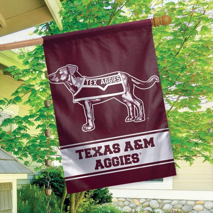Texas A&M Banner Vertical Throwback Logo House Flag 13357115 Heartland Flags