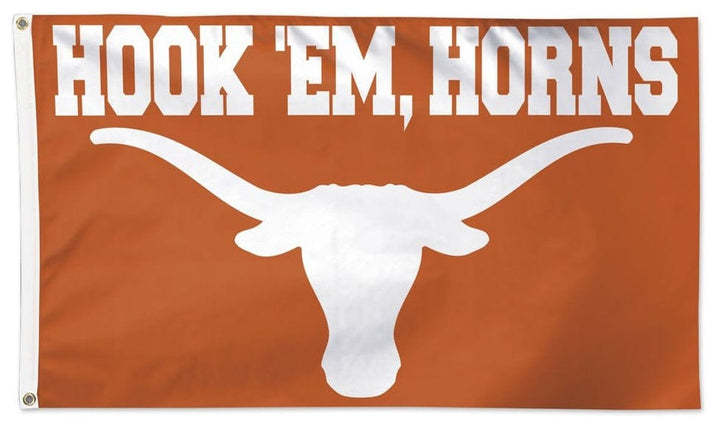 Texas Longhorns Flag 3x5 Hook 'Em Horns 09915319 Heartland Flags