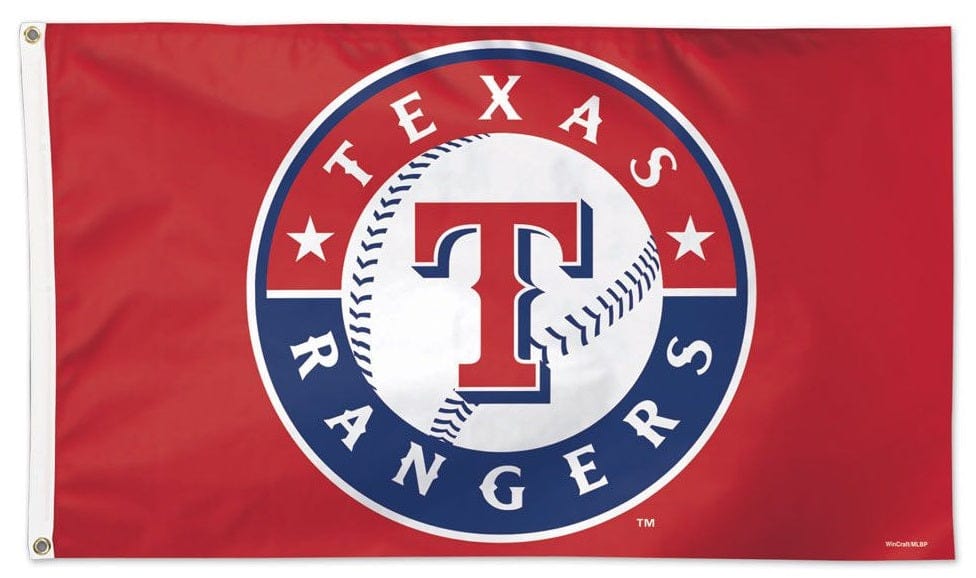 Texas Rangers Flag 3x5 Logo Red 26719117 Heartland Flags