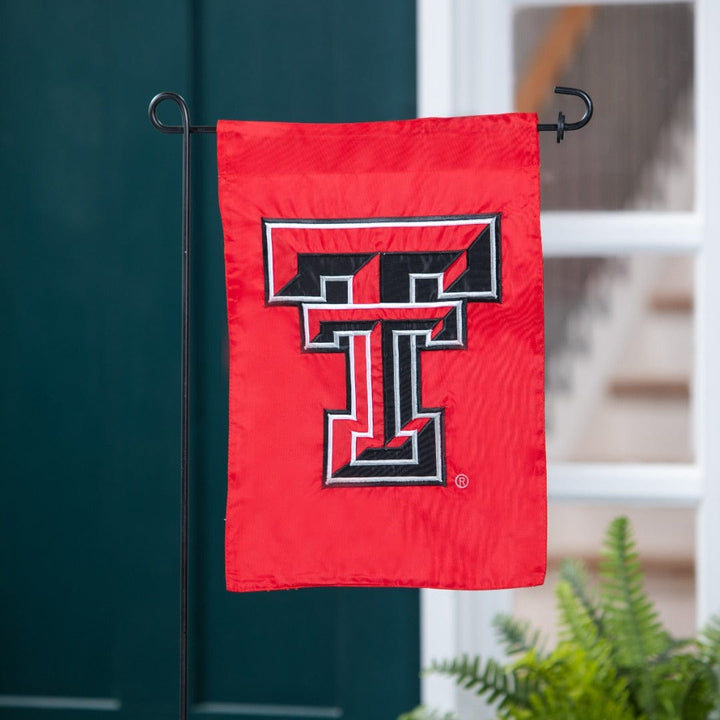 Texas Tech University Garden Flag 2 Sided Applique Logo 16A963 Heartland Flags