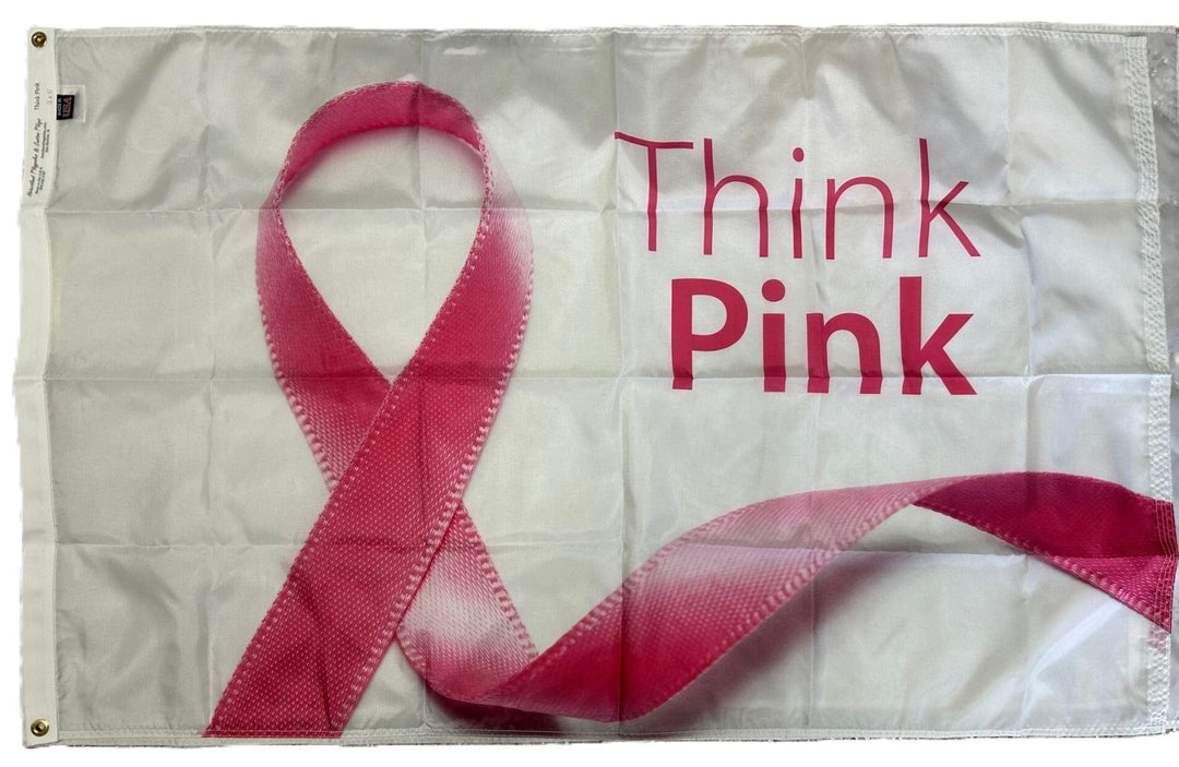 Think Pink Breast Cancer Awareness Flag 240561 Heartland Flags