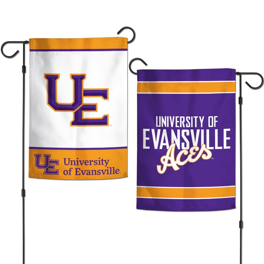 University of Evansville Garden Flag 2 Sided Aces 64232124 Heartland Flags