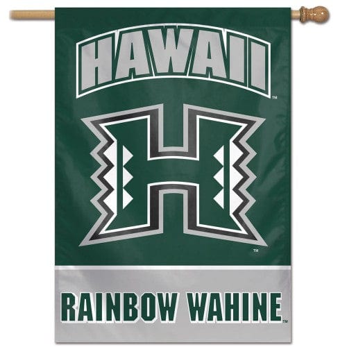 University of Hawaii Banner Rainbow Wahine House Flag 40480017 Heartland Flags