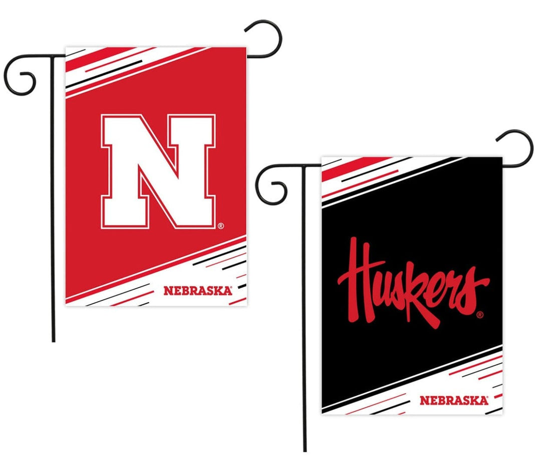 University of Nebraska Garden Flag 2 Sided Huskers G02149 Heartland Flags