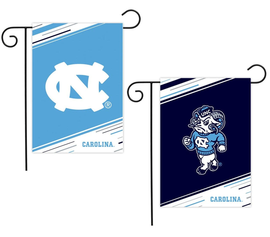 University of North Carolina Garden Flag 2 Sided Mascot G02150 Heartland Flags