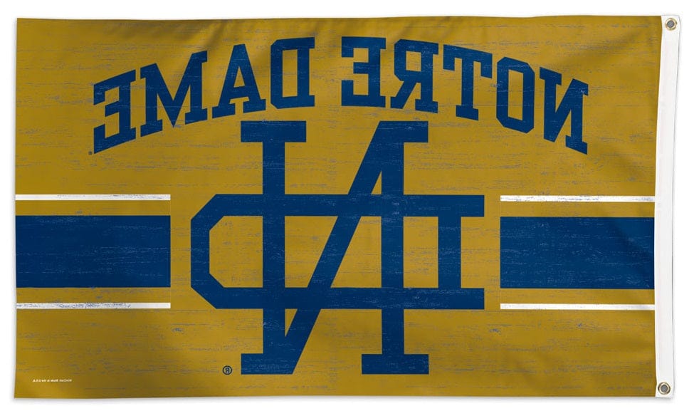 University of Notre Dame Flag 3x5 Vault ND On Gold 08643125 Heartland Flags