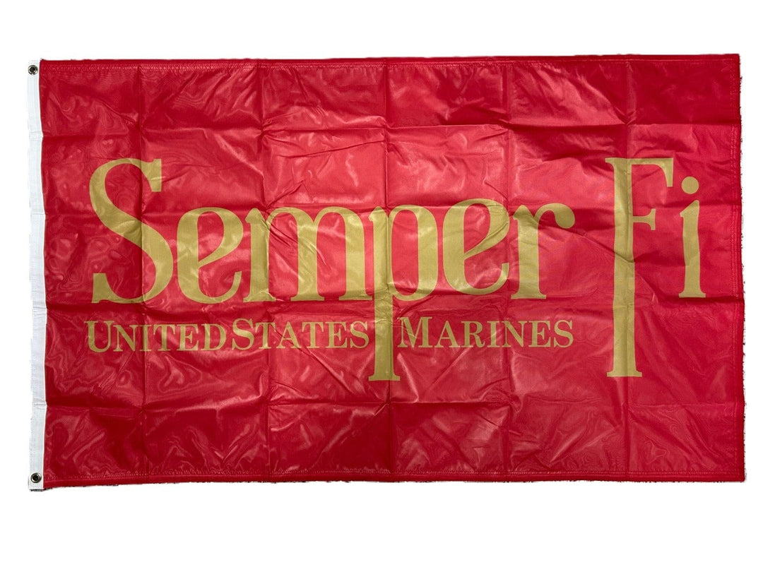 US Marines Flag 3x5 Semper Fi 2 Sided 625880 Heartland Flags