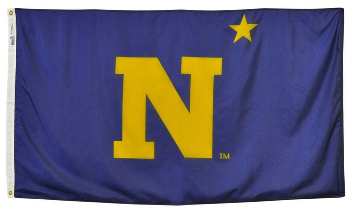 US Naval Academy Flag 3x5 N Logo 3956 Heartland Flags