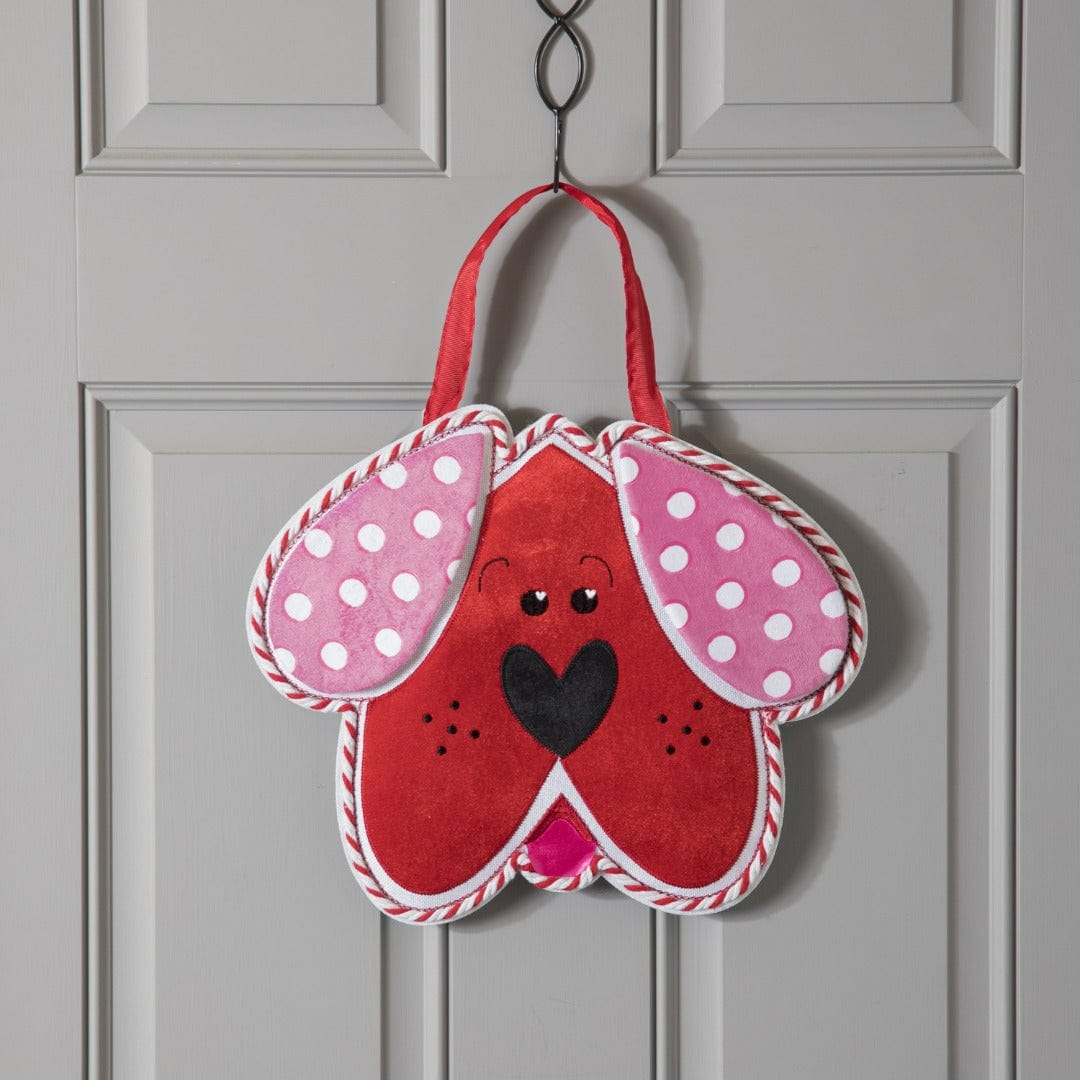 Valentine Puppy Love Door Decoration Hanger 2DHB2382 Heartland Flags